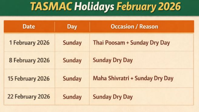 Is TASMAC open today